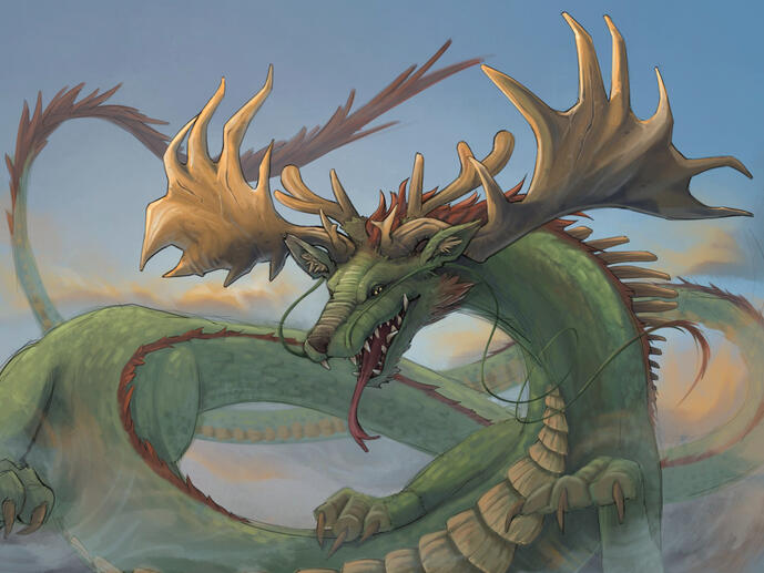 New years illustration 2024